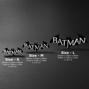 Batman 2015 (Arkham Knight) - Film/Comics 3D gedruckt Logo Display Schild - Bild 1 von 3