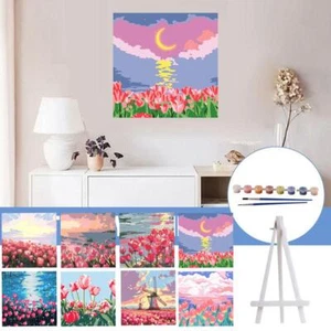 Digital Oil Painting Set—DIY Girl Gift Handmade Landscape Painting Decor X1212 - Picture 1 of 12