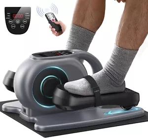 Under Desk Elliptical Machine Portable Pedal Ellipse Leg Exerciser LCD Display - Picture 1 of 6