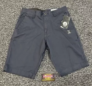 Volcom Frickin Chino Shorts Modern Fit Men’s Size 28 Dark Blue - BNWT! - Picture 1 of 5