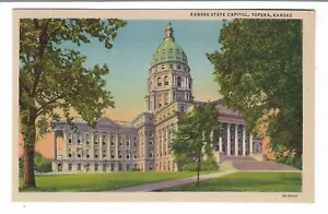 VTG Postcard Kansas State Capitol, Topeka, Kansas - Picture 1 of 2