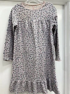 Carter's Gray Pink Flame Resistant Soft Long Nightgown Girl's Size XL - Picture 1 of 9