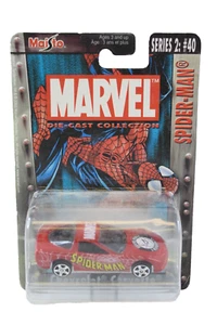 2003 Maisto Marvel Series 2 Spider-Man #40 Chevrolet Corvette Car 1:64 - Picture 1 of 7