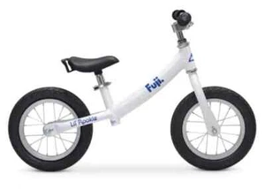 NEW FUJI Lil Rookie White Push Bike, 12" Wheels,Toddler Training Balance Bicycle - Picture 1 of 1