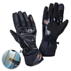 Motorcycle Gloves Winter for Cold Weather Warm Touchscreen Waterproof Windproof - Picture 1 of 17