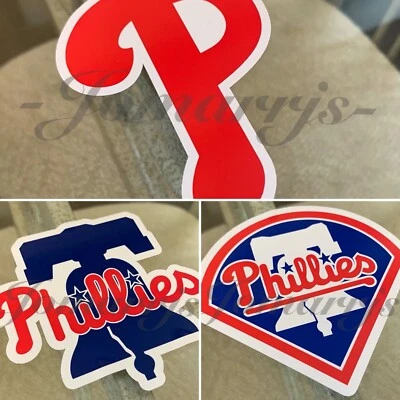 Philadelphia Phillies Baseball Team Logo MLB Sticker Decal 2"-18" waterproof - Image 1 of 2