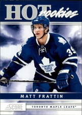 2011-12 Score Maple Leafs Hockey Card #542 Matt Frattin HR Rookie
