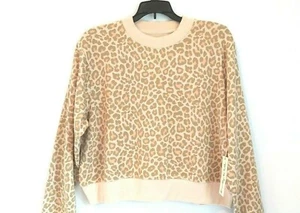 Brooklyn Tuch Damen Sweatshirt kurzes Oberteil Tiermotiv langärmelig groß neu mit Etikett - Bild 1 von 9