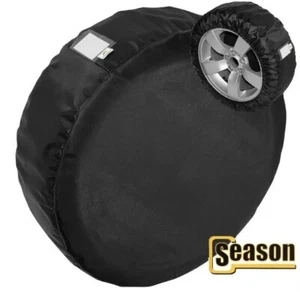 SPARE WHEEL COVER ALLOY STEEL WHEEL TYRE STORAGE COVER 17" 205/45 R17 - Picture 1 of 4