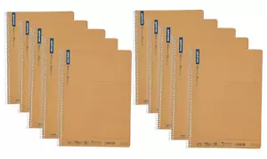 Maruman N236 Notebook, Ring Notebook, 0.26 Inches (6.5 Mm), Ruled, Basic B5, 40 - Picture 1 of 9