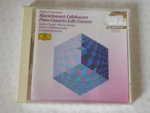 Schumann Piano Concerto Cello Concerto Bernstein CD PDO West Germany DG 4278192 - Imagen 1 de 3