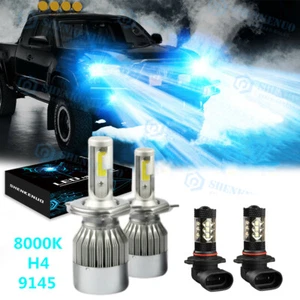 8000K LED Headlight Kit for Toyota Tacoma 2005-2011 Hi/Lo Beam + Fog Light Bulb - Picture 1 of 11