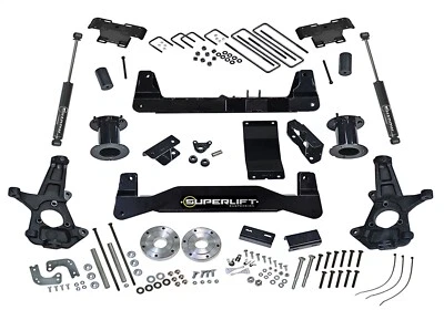 Kit de elevación de suspensión Superlift K162 con amortiguadores para Sierra 1500 Silverado 1500 Foto 1 de 2