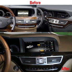 Car GPS Radio Navi 1920*720 BT For Mercedes Benz S Class W221 S300 350 2005-2013 - Picture 1 of 11