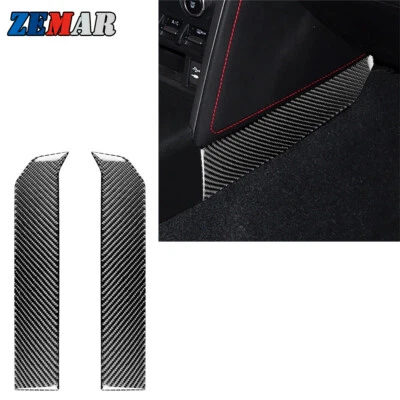 Cubierta lateral inferior de cambio de marchas de fibra de carbono para Toyota 86 Subaru BRZ 2017-19 Foto 1 de 4