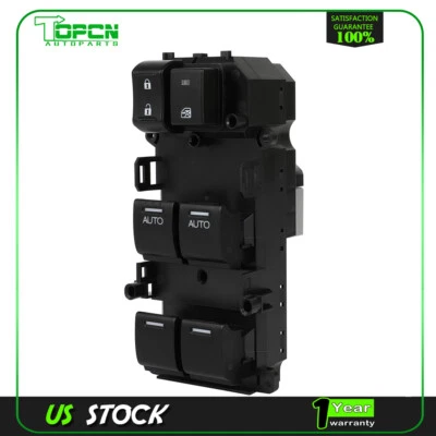 Interruptor de ventana eléctrico delantero izquierdo lado del conductor para Honda Accord 2008-2012 Foto 1 de 4
