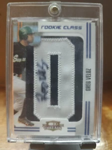 2008 Donruss Threads #165 Greg Veloz AU/250 New York Mets - Foto 1 di 2