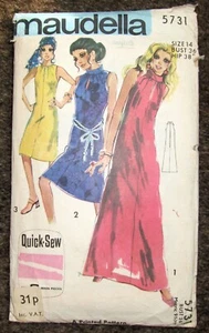 Vintage 60s Sewing Pattern, Maudella 5731, Womens Dress pattern, Size 36" Bust - Picture 1 of 2