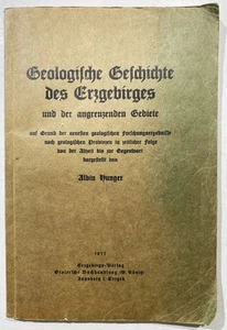Hunger - Geologische Geschichte des Erzgebirgs. Geologie Erzgebirge 1937 - Imagen 1 de 1