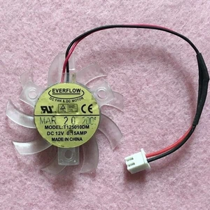 45mm ASUS MSI GIGABYTE VGA Fan Replacement 26mm 2Pin T125010DM DC 12V 0.15A R38 - Picture 1 of 4