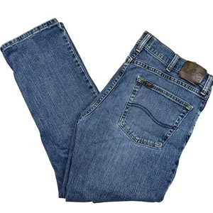 Lee Jeans Herren 34x29 Blau Regular Fit Gerades Bein Stretch Denim Freizeithose - Bild 1 von 14