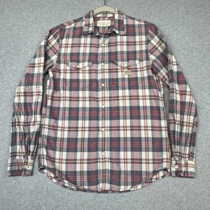 Denim & Supply Ralph Lauren Shirt Mens S Madras Plaid Western Casual Button Down - Picture 1 of 10