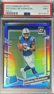 Anthony Richardson 2023 Donruss Optic Holo Prizm Rookie Card PSA 9 - Picture 1 of 2