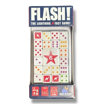 Flash Dice Game Blue Orange NEW Fast Family Party Game 2-6 Players Ages 7+ - Image 1 of 4