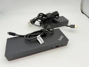 Station d'accueil universelle ThinkPad Thunderbolt 4 - DK2131 / 40B0 avec adaptateur secteur 135 W - Photo 1/4