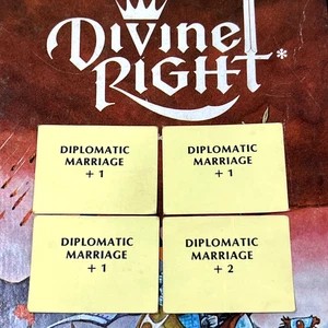 Vintage 1979 TSR - Divine Right "Diplomatic Marriage Diplomacy Card" Replacement - Picture 1 of 3