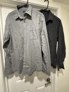 2 Stück UNIQLO Flanellhemden Herren Gr. Medium - Bild 1 von 3
