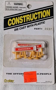 Boley HO Bauschilder "GEFAHR" 6er Pack Neu aus altem Lagerbestand - Bild 1 von 1