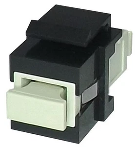 TUK - Coupleur Keystone Fibre Multimode SC-SC Simplex, Noir - Photo 1/1