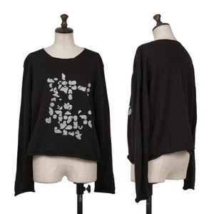 Y's Wool Blend Graphic Pigment Print Knit Size 2(K-157202) - Picture 1 of 12
