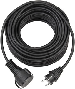 Brennenstuhl IP44 Quality Rubber Extension Cable 10 m Black 1161450 10m - Picture 1 of 5