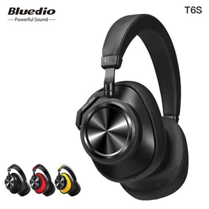 Bluedio T6S Wireless ANC Headphones w/ Mic & Voice Control - Picture 1 of 12