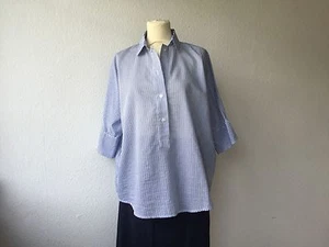  Marc O‘Polo Bluse Gr. 34 blau weiß gestreift  oversize Baumwolle Damen NEU  - Bild 1 von 7