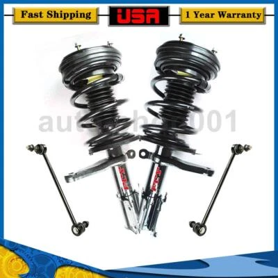 Kit de 4 amortiguadores delanteros puntales barra estabilizadora para Chrysler 300M 2004 2003 2002 2001 Foto 1 de 4