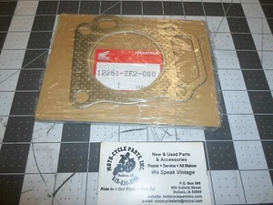 HONDA 8 HP ENGINE 12251-ZE2-000 CYLINDER HEAD GASKET NOS 1 QTY OEM FREE SHIPPING - Foto 1 di 1