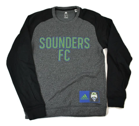 adidas MLS Mens Seattle Sounders FC Climawarm Sweatshirt New S, M Cover