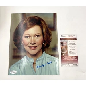Rosalynn Carter Signed First Lady Autographed 8x10 Photo JSA COA - Picture 1 of 5
