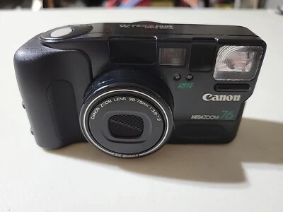 Canon Sure Shot Mega Zoom 76 35MM Point Shoot Film Camera - Untested Read - Image 1 of 4