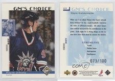 1998-99 Upper Deck UD Choice GM's Prime Reserve /100 Wayne Gretzky #225 HOF