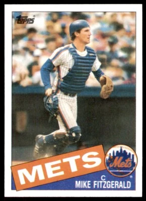 1985 Topps Mike Fitzgerald C Baseball Cards #104 - Image 1 of 2