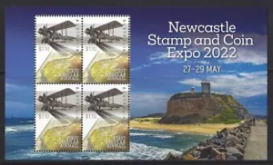 AUSTRALIEN 2022 NEWCASTLE BRIEFMARKEN- UND MÜNZMESSE KLEINBOGEN POSTFRISCH,MNH - Bild 1 von 1