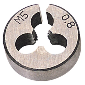 Draper 5mm M5 x 0.8 Circular Die 13/16" OD Outside Diameter Carbon Steel 44939 - Picture 1 of 1