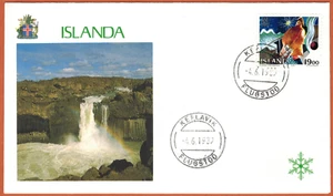1989-Fdc-enveloppe 1°jour**Vatican-Voyage du Pape J.Paul II-Keflavik-Islande - Imagen 1 de 1