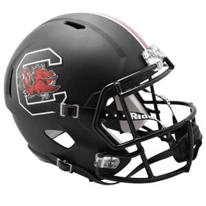 South Carolina Gamecocks Black Speed Full Size Replica Football Helm - Bild 1 von 4