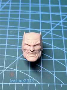 1:18 Angry Man Bruce Wayne Head Sculpt For 3.75" Male Action Figure Body - Picture 1 of 6