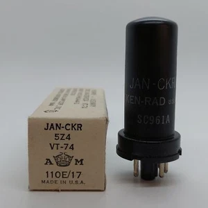 5Z4 VT74 KEN-RAD NOS VERPACKT VENTILROHR (LB3) - Bild 1 von 1